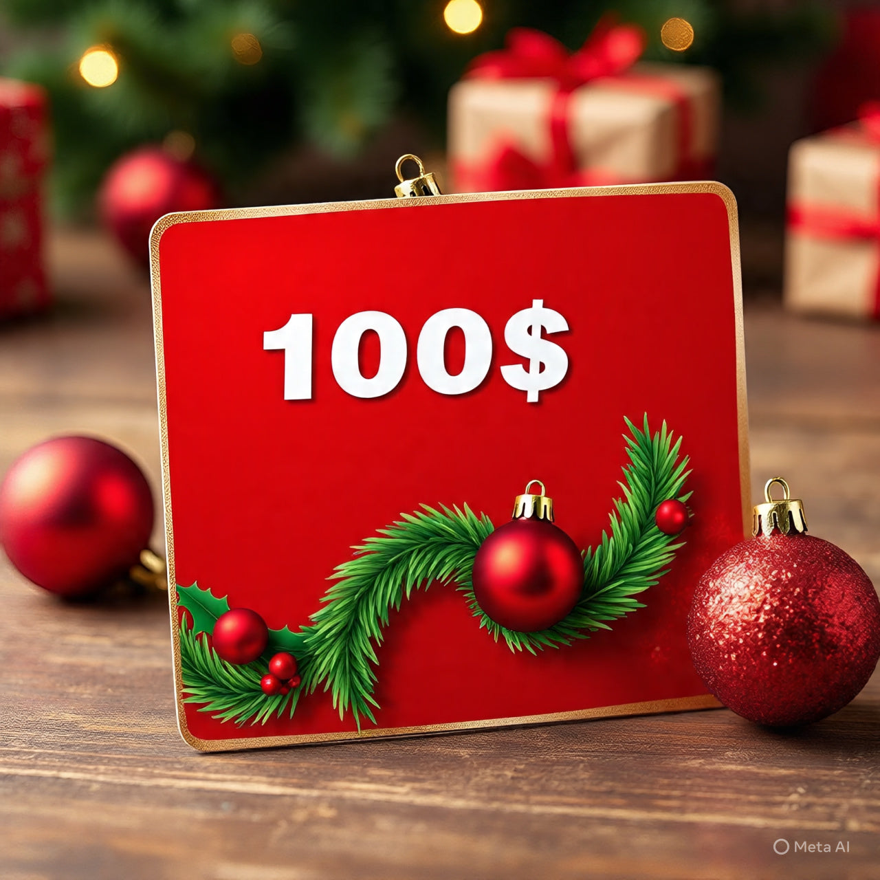 Bloom and Beam Chritmas gift card