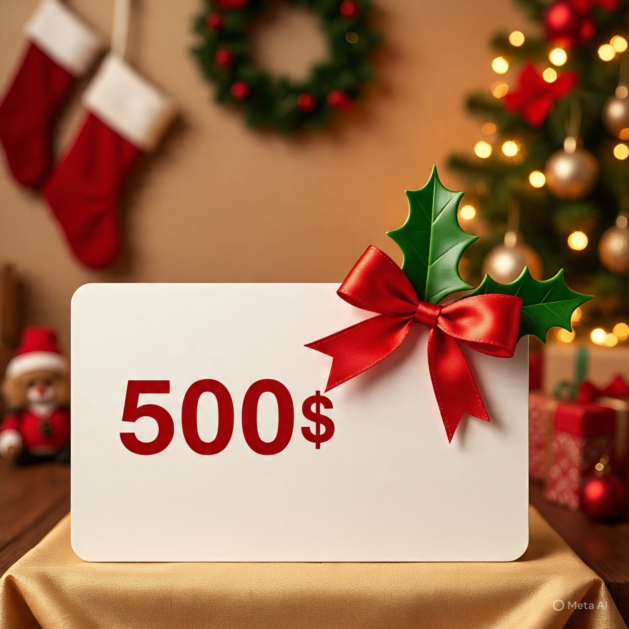 Bloom and Beam Chritmas gift card