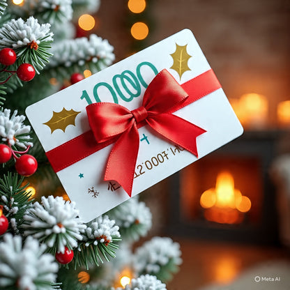 Bloom and Beam Chritmas gift card